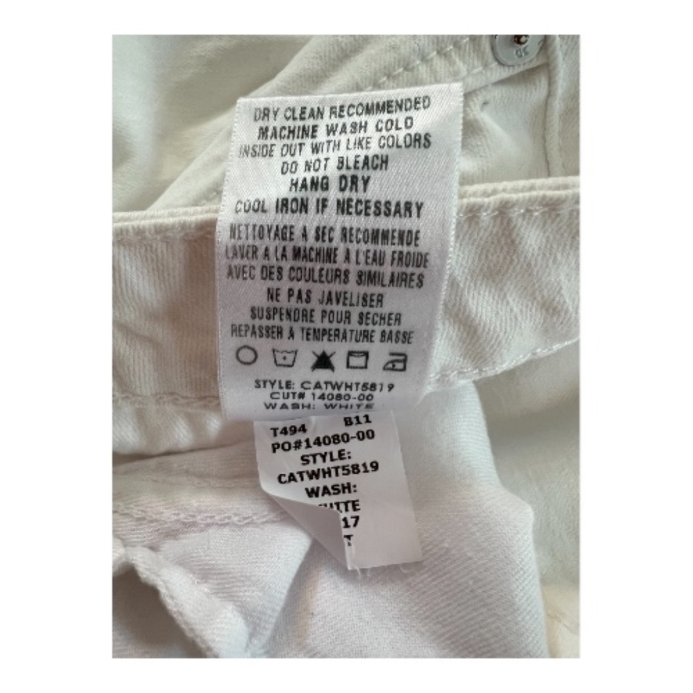 EUC Joe’s white cuffed cropped mid rise jeans | size 31 - Picture 8 of 8